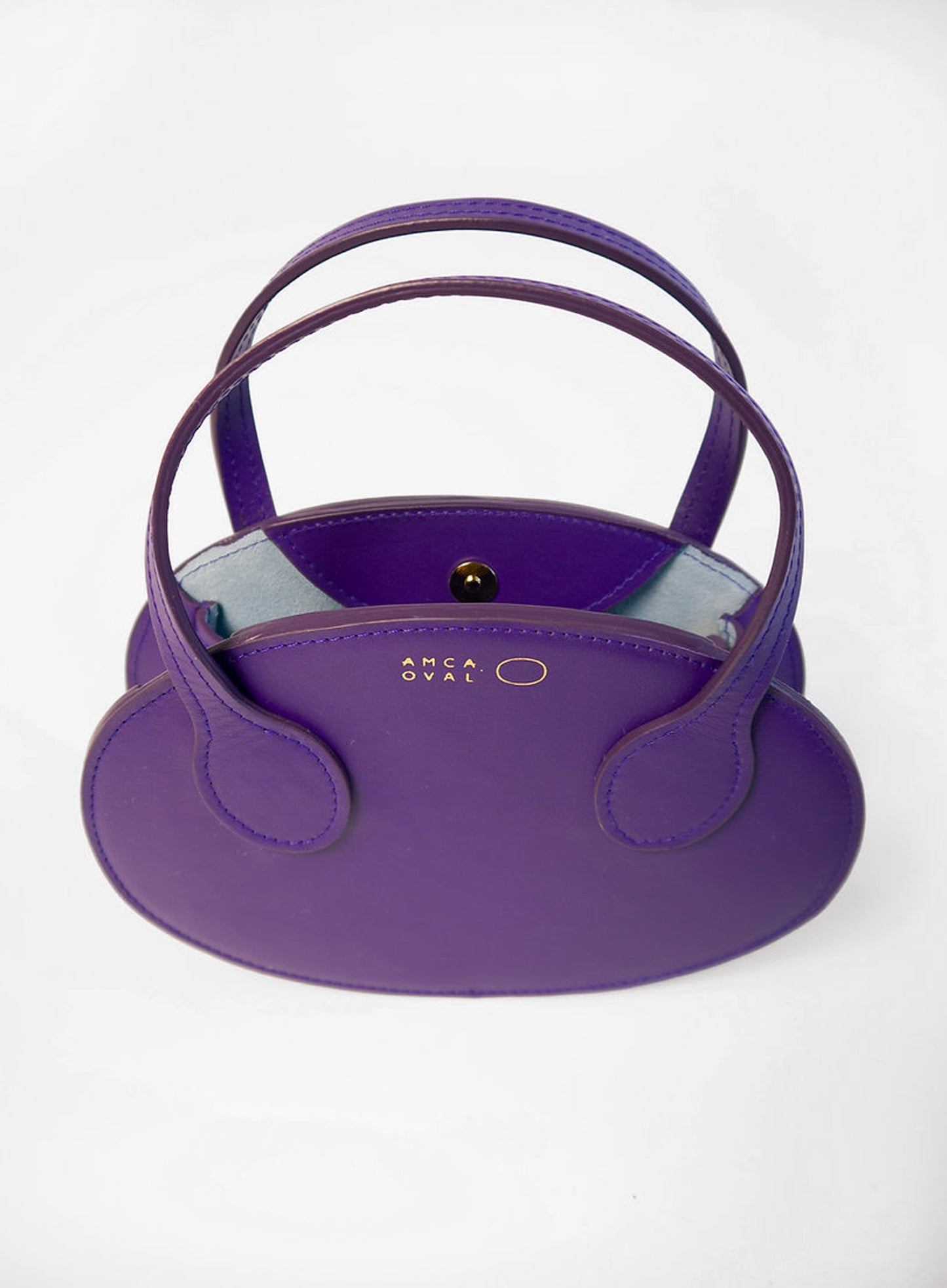 Mini Oval purple bag
