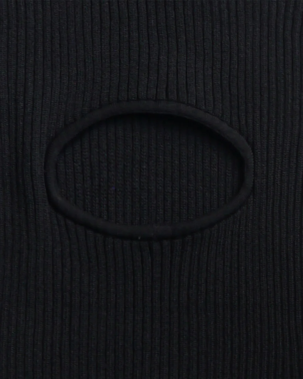 Débardeur noir perforé Oval - TANK TOP - AMCA OVAL