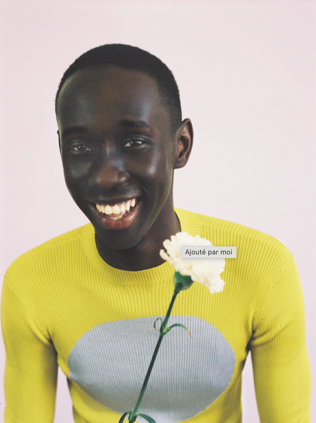 Haut Oval Colorama manches longues Jaune Gris - BRA - AMCA OVAL