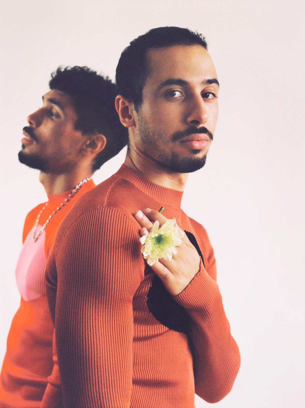 Haut Oval Colorama manches longues Ocre Noir - BRA - AMCA OVAL