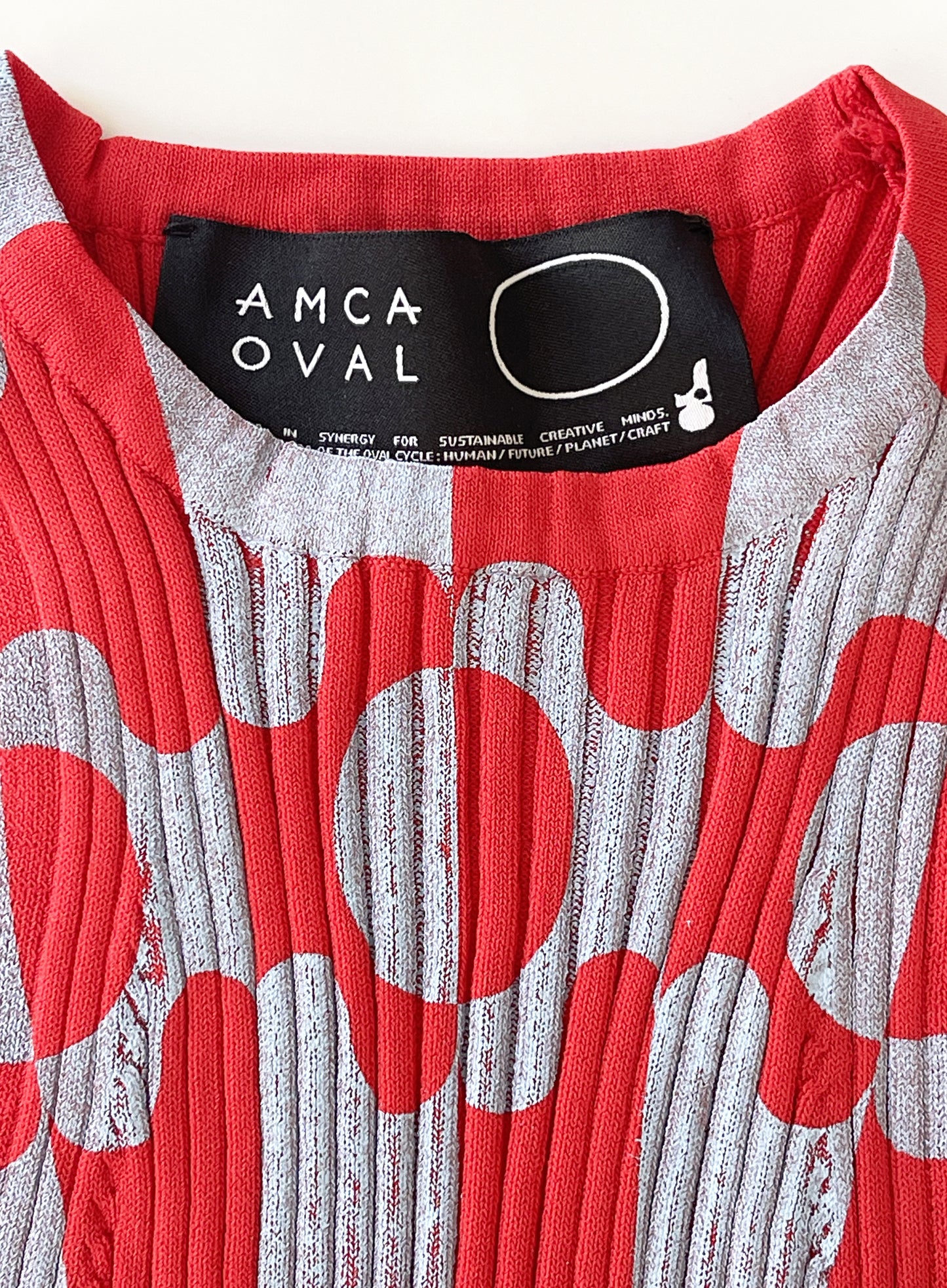 Débardeur sérigraphié Aurora Rouge - TANK TOP - AMCA OVAL