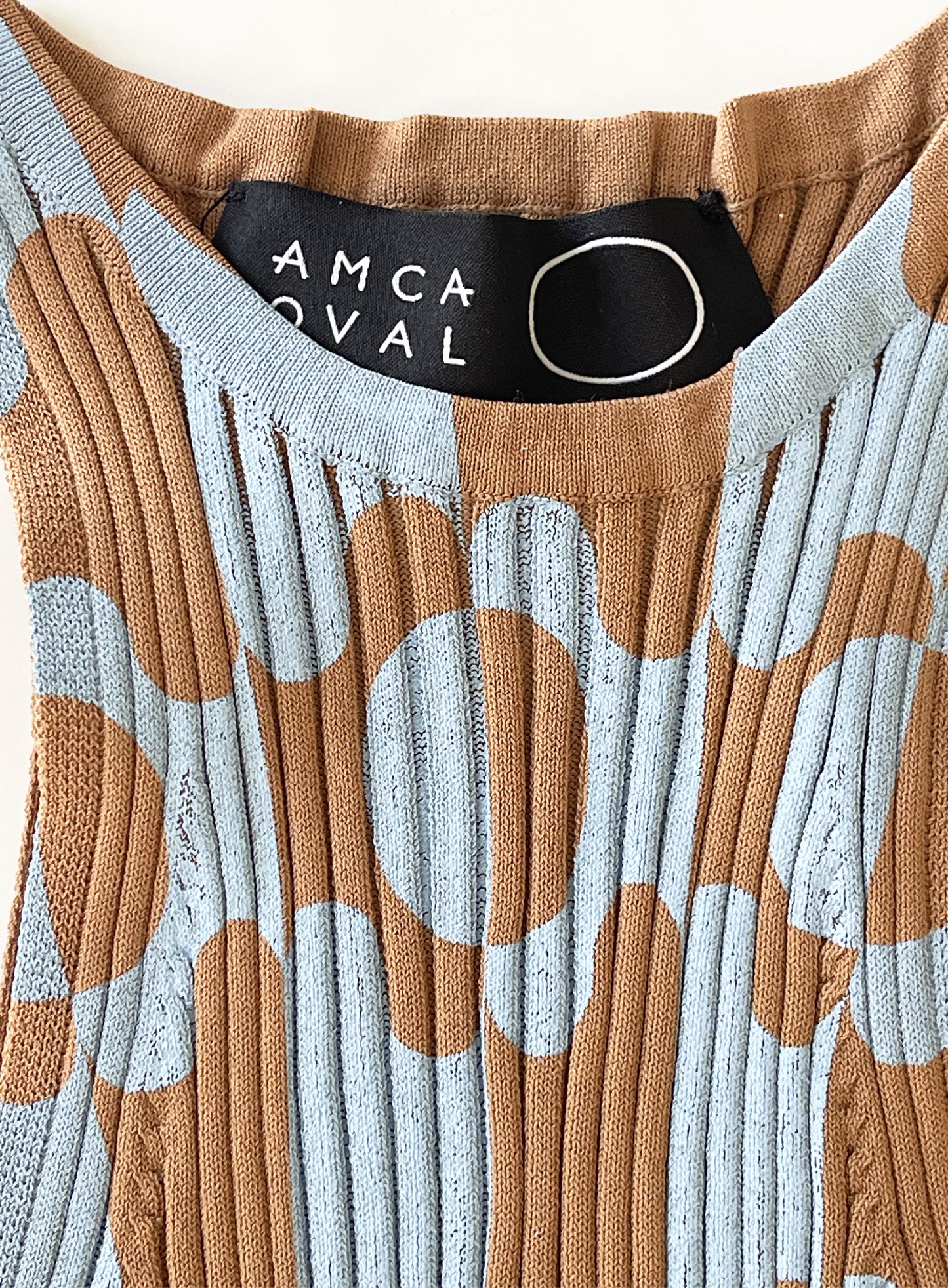 Débardeur sérigraphié Aurora Light-Brown - TANK TOP - AMCA OVAL