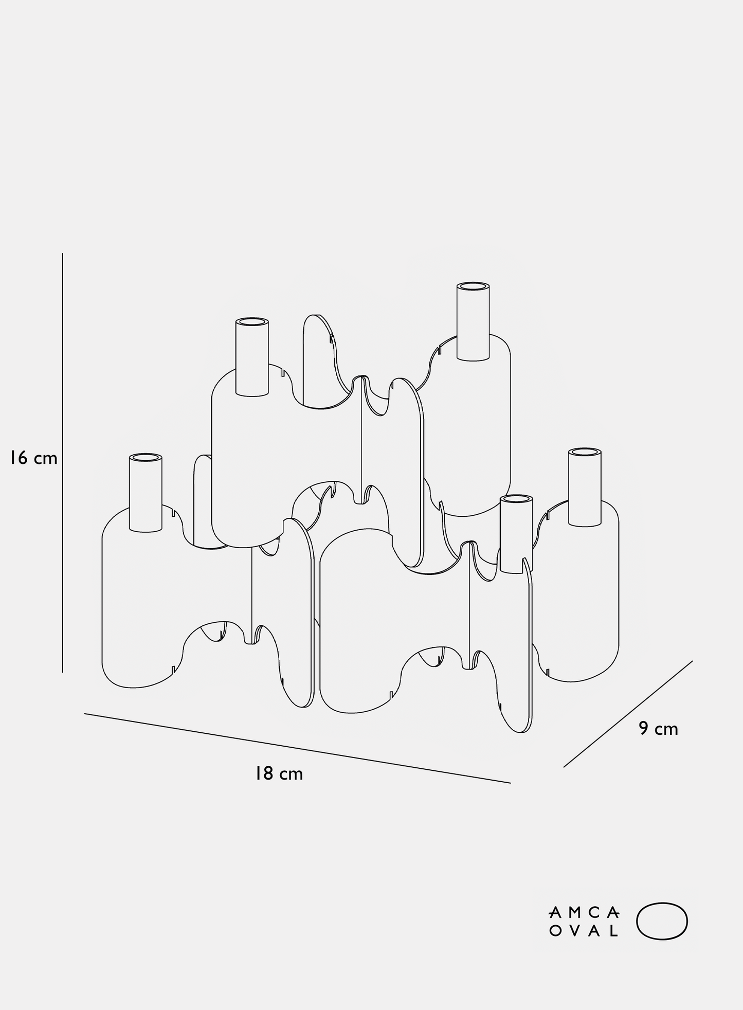 Aurora Modular Candlestick Trio