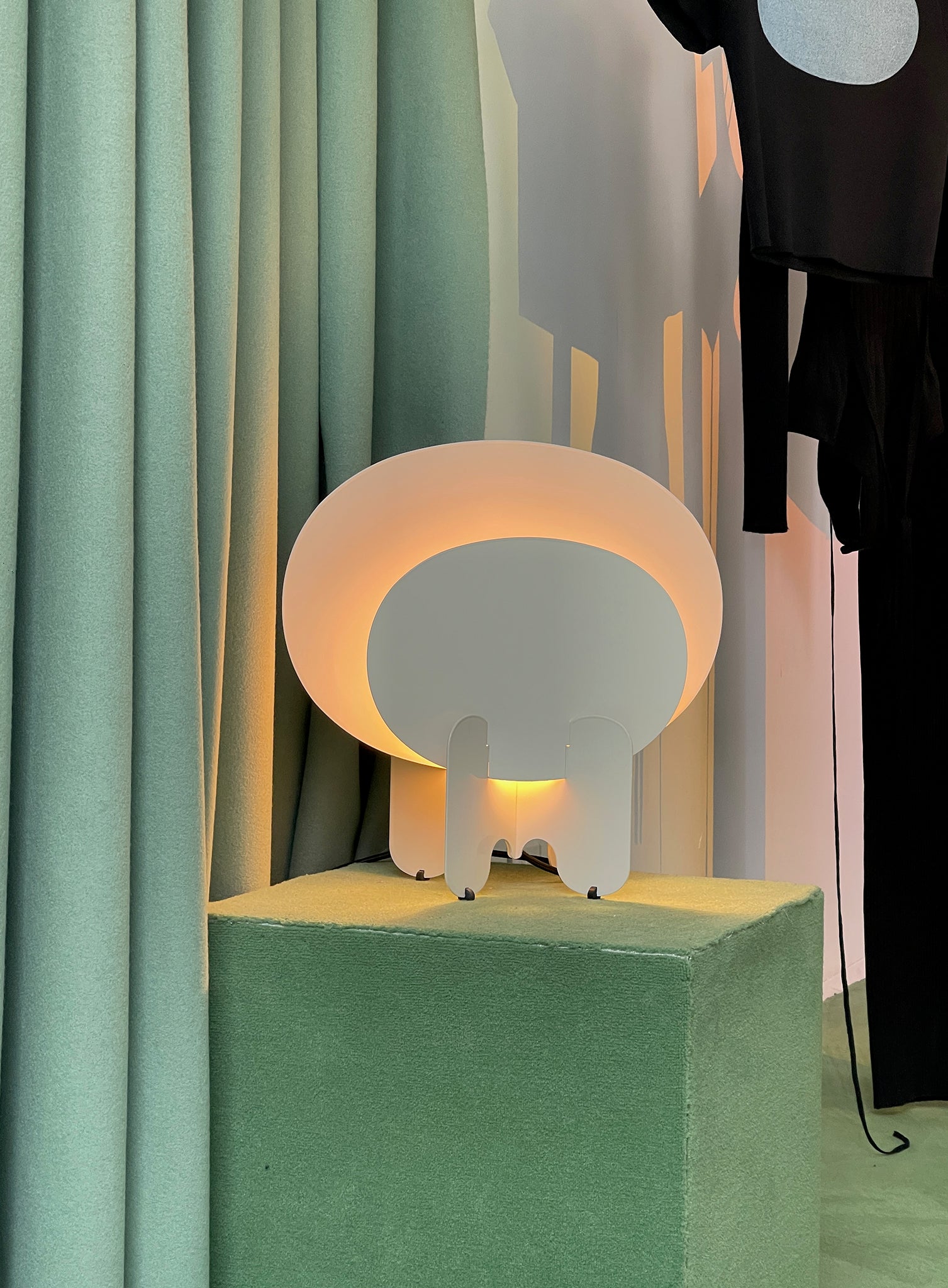 Lampe Aurora : "IVORY" - THERMOLAQUE COLOR - AMCA OVAL