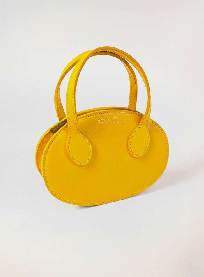Mini sac Oval Jaune