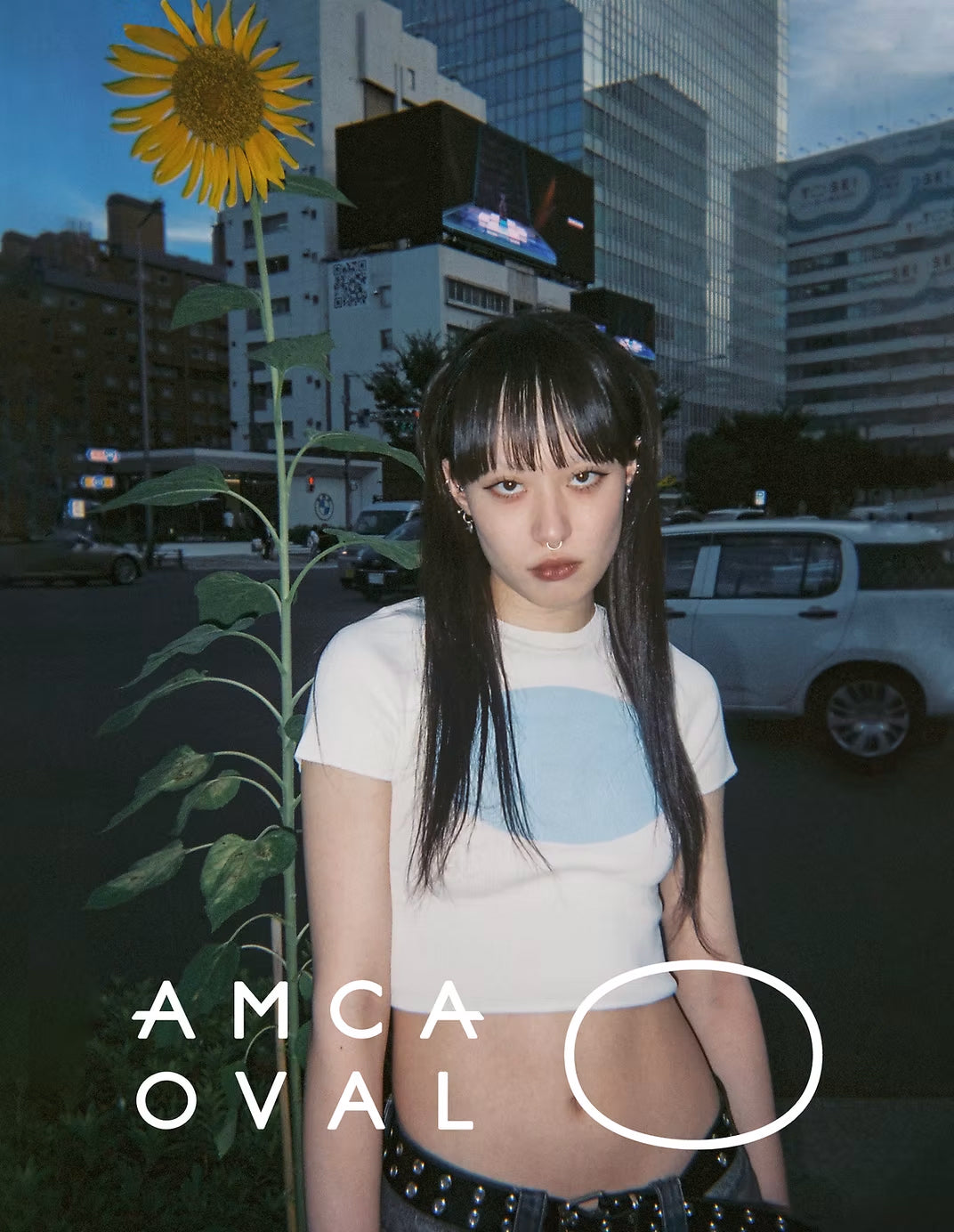 Mini-tee Colorama : WHITE SKY - MINI TEE - AMCA OVAL