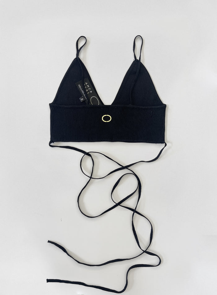 Top Bra Noir