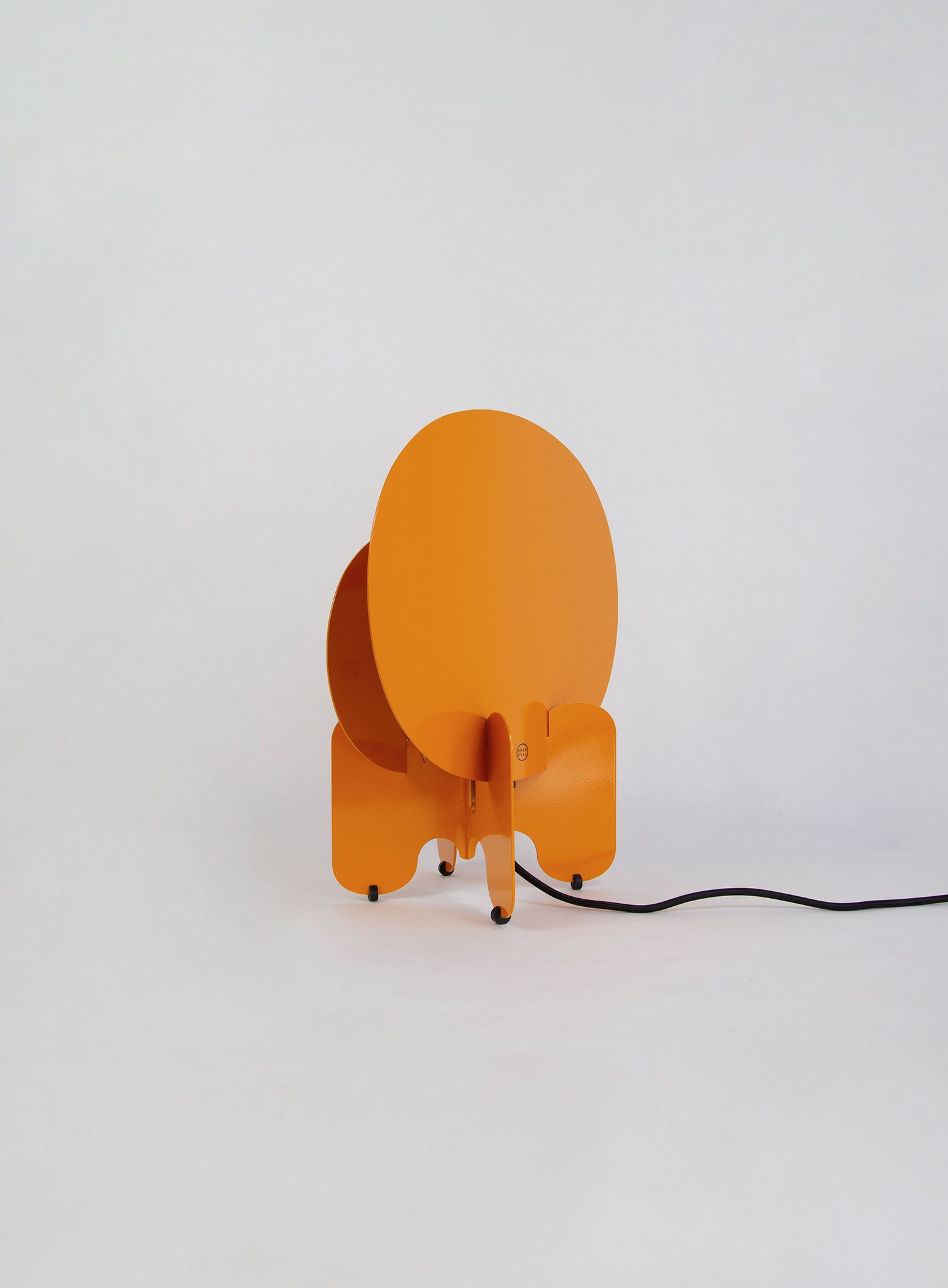 oval orange tangerine lamp aurora medium light interior design cool