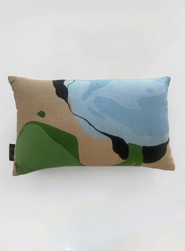 Coussin tissé "Vibrations" : Earthscape
