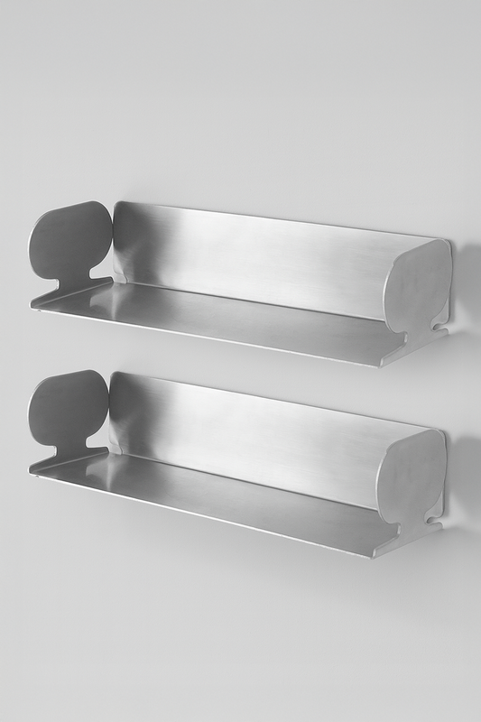 Pair of wall shelves