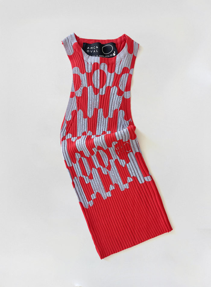 Débardeur sérigraphié Aurora Rouge