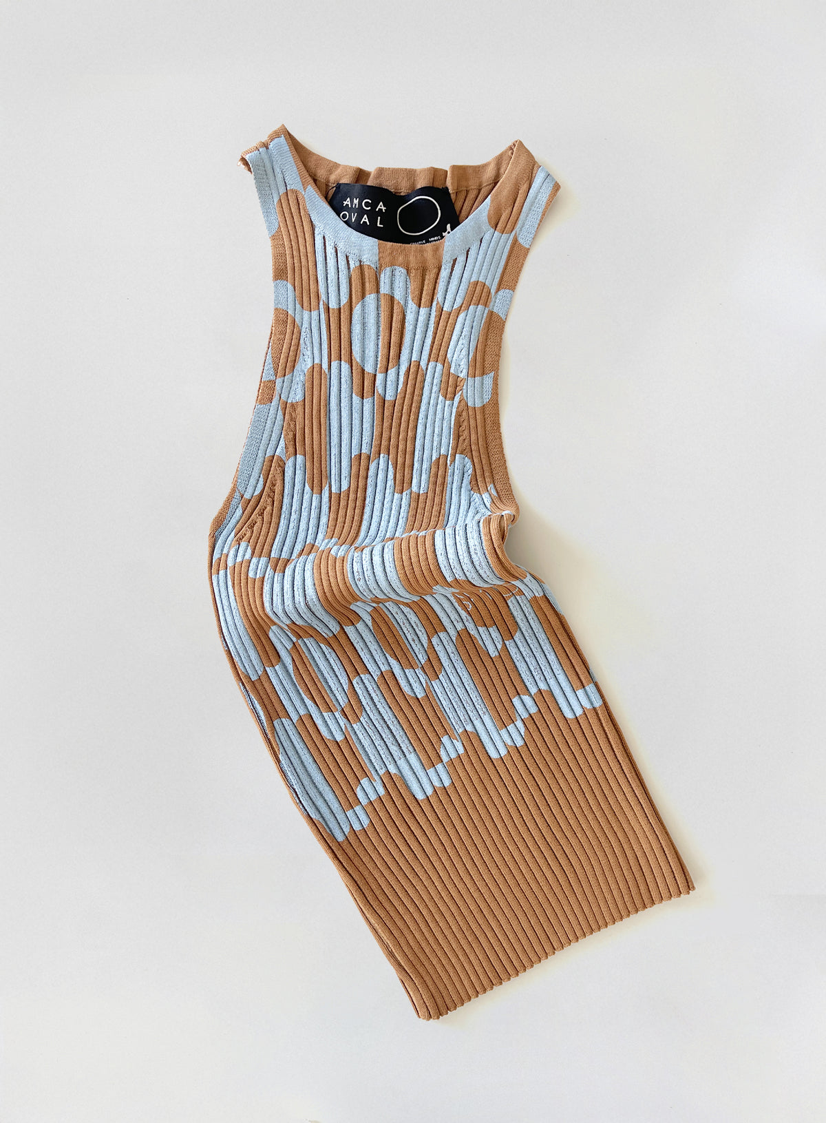 Débardeur sérigraphié Aurora Light-Brown - TANK TOP - AMCA OVAL