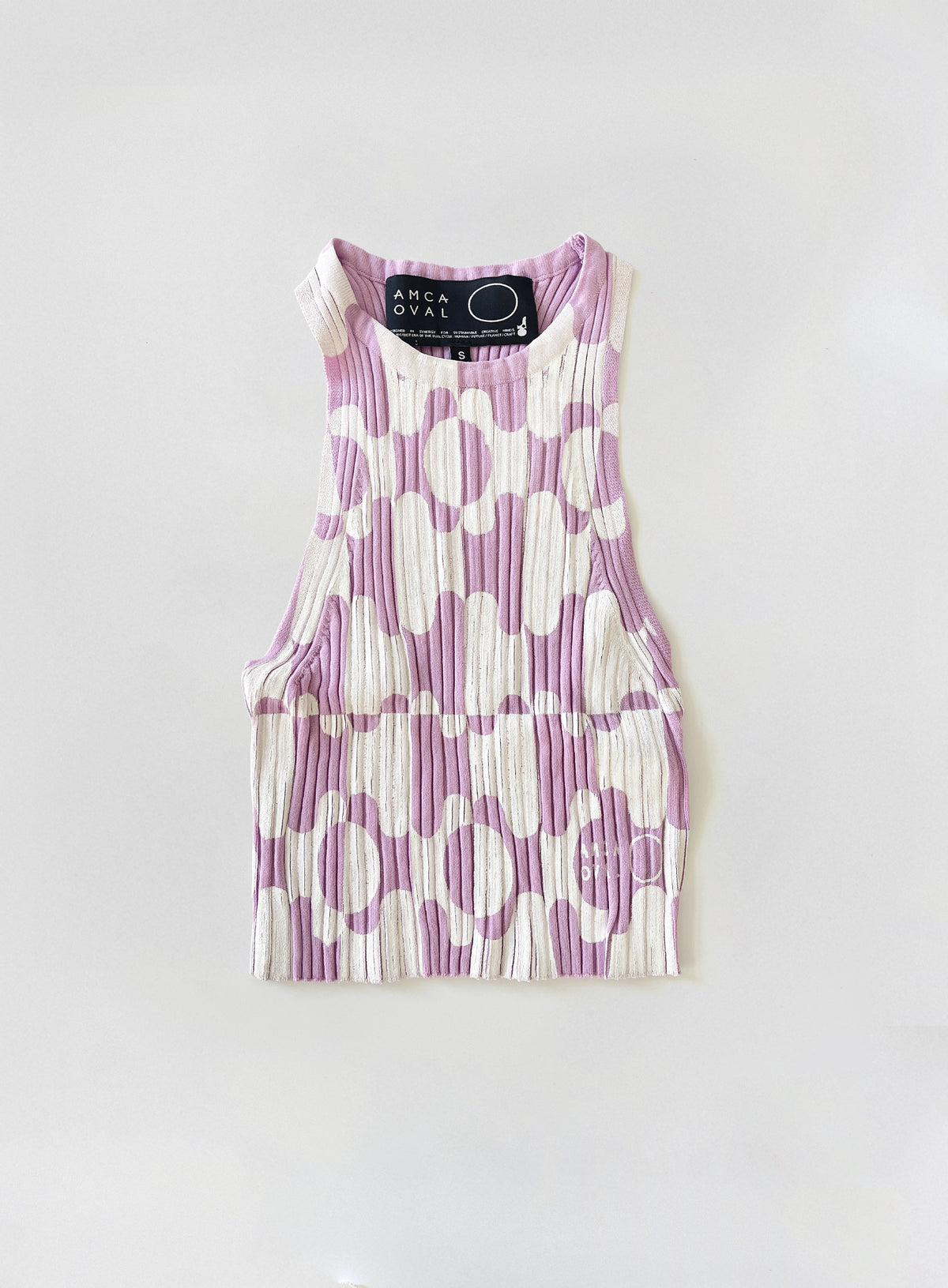 Débardeur sérigraphié Aurora Lila - TANK TOP - AMCA OVAL