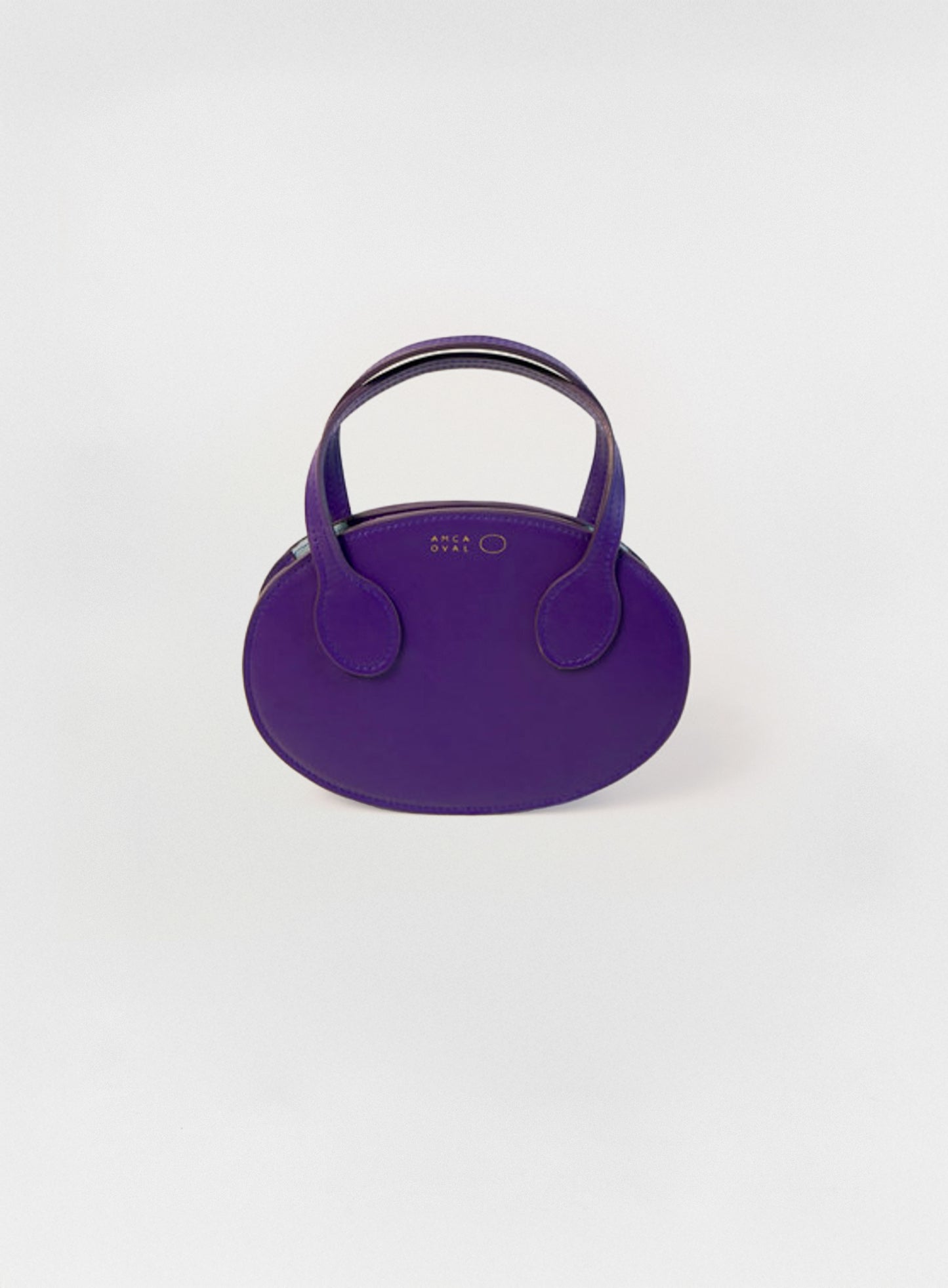 Mini Oval purple bag
