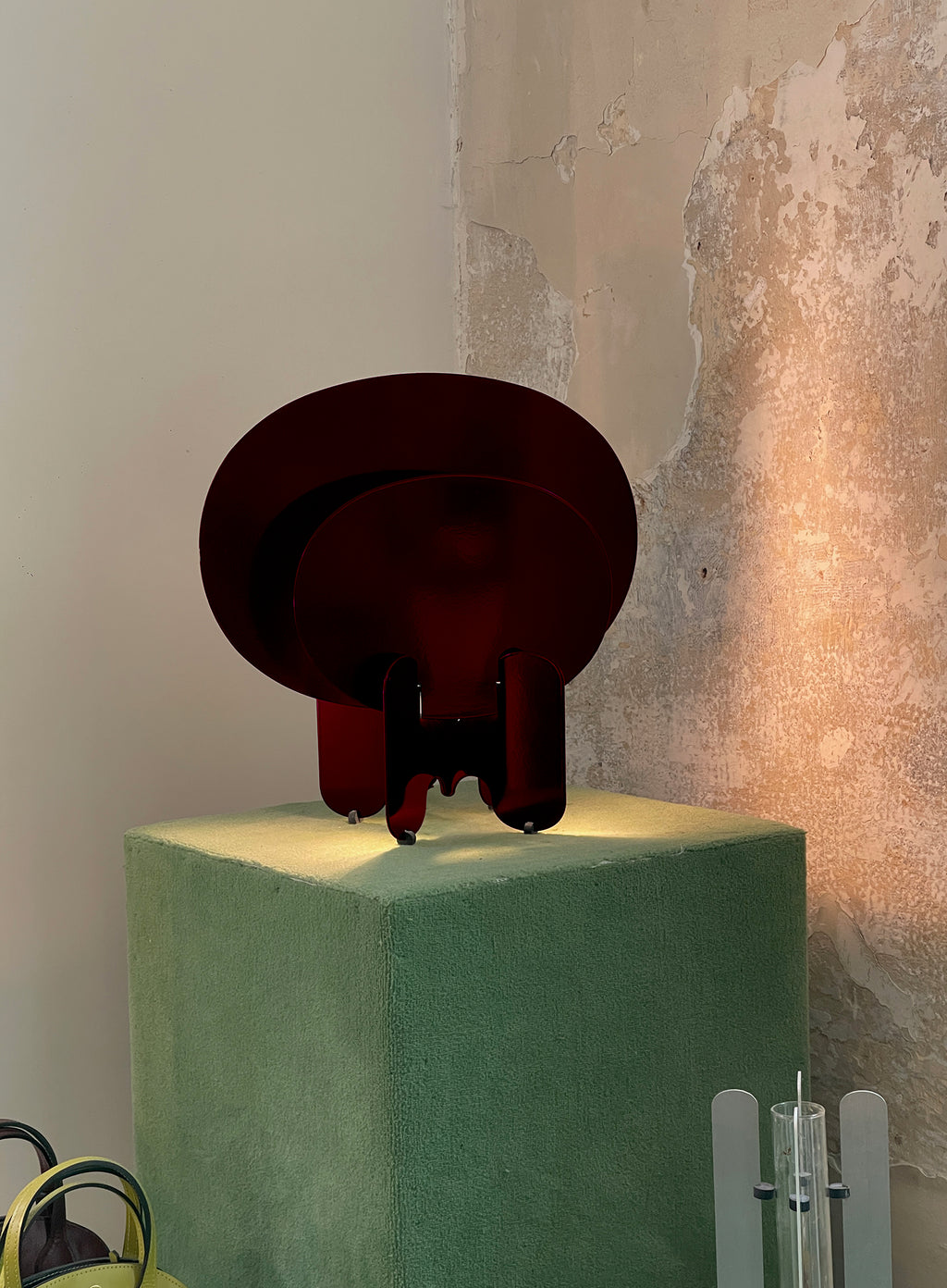 Lampe Aurora : "BURGUNDY" - THERMOLAQUE COLOR - AMCA OVAL