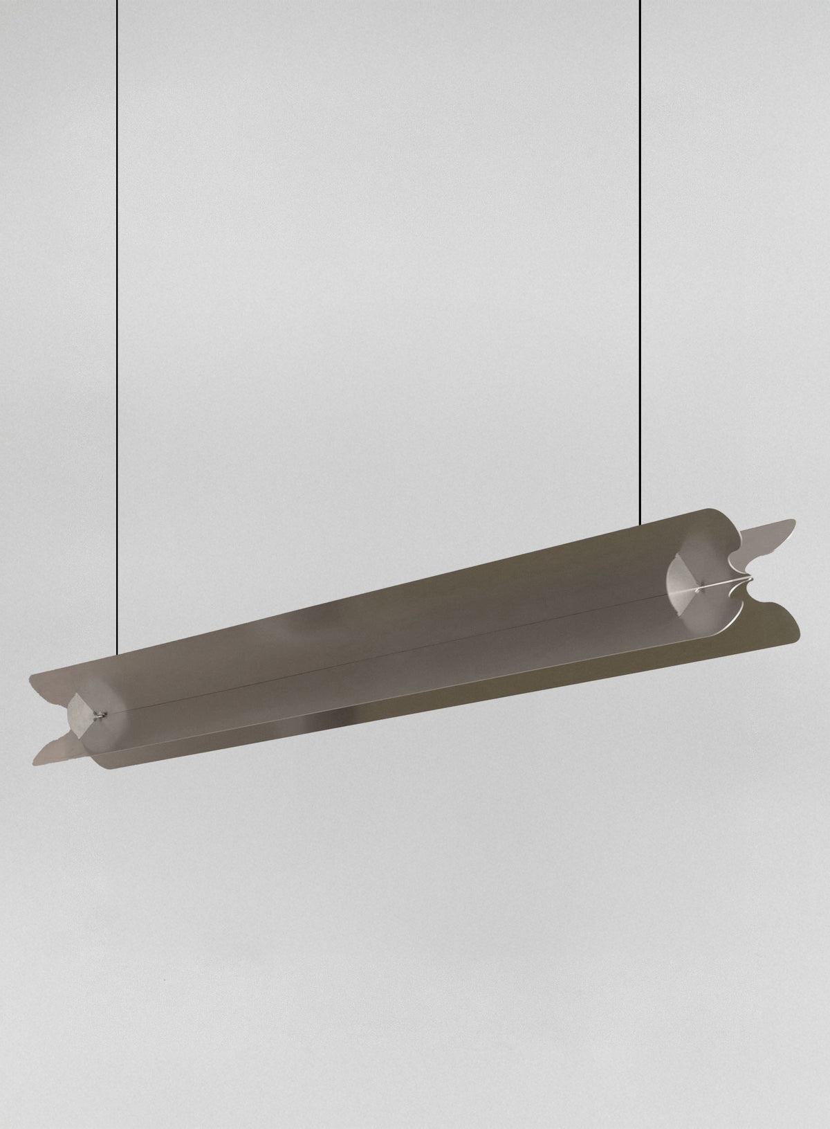 Suspension néon LED Aurora - METAL ALLUMINIUM - AMCA OVAL