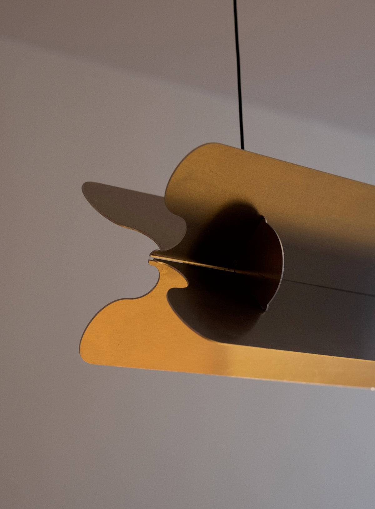 Suspension néon LED Aurora - METAL ALLUMINIUM - AMCA OVAL