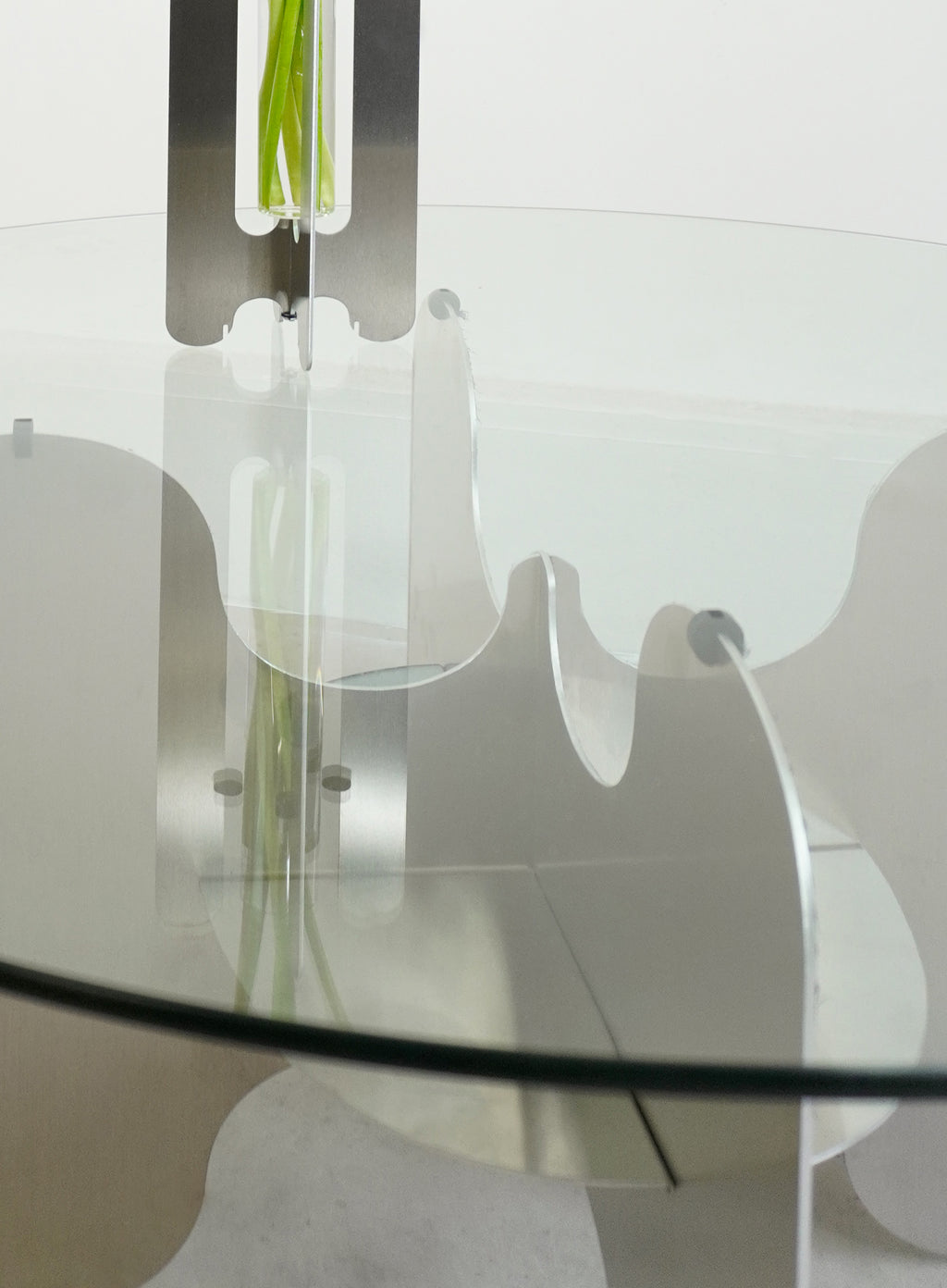 Table basse Aurora - METAL ALLUMINIUM - AMCA OVAL