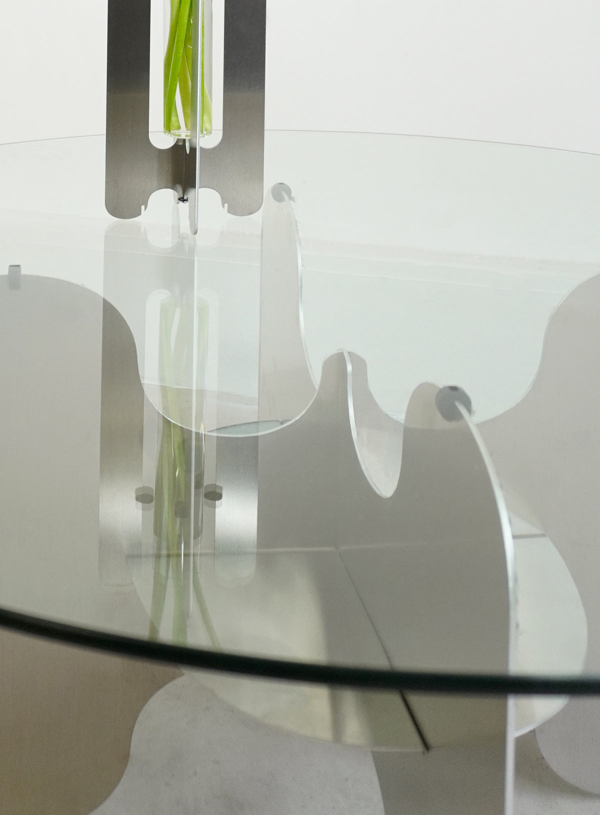 Table basse Aurora - METAL ALLUMINIUM - AMCA OVAL