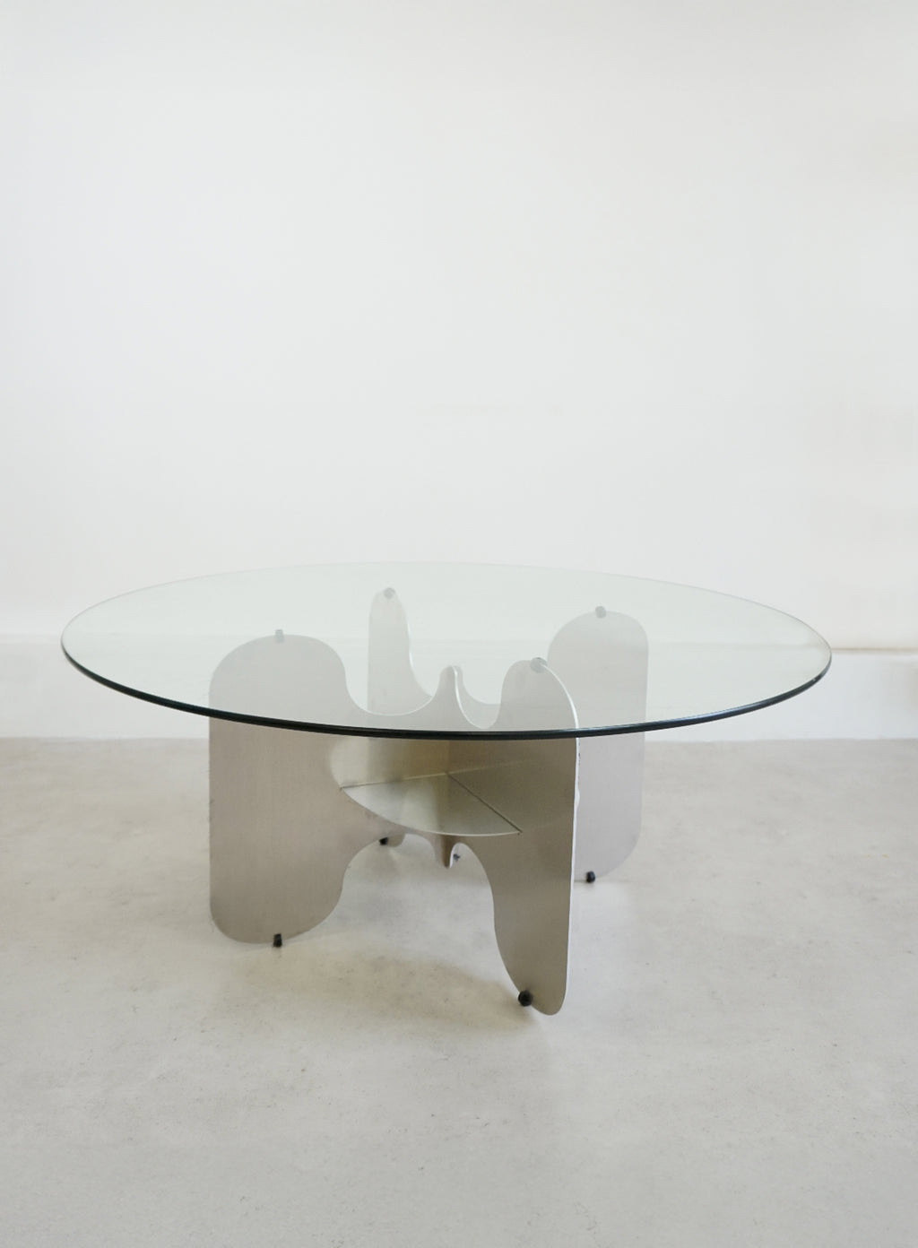 Table basse Aurora - METAL ALLUMINIUM - AMCA OVAL
