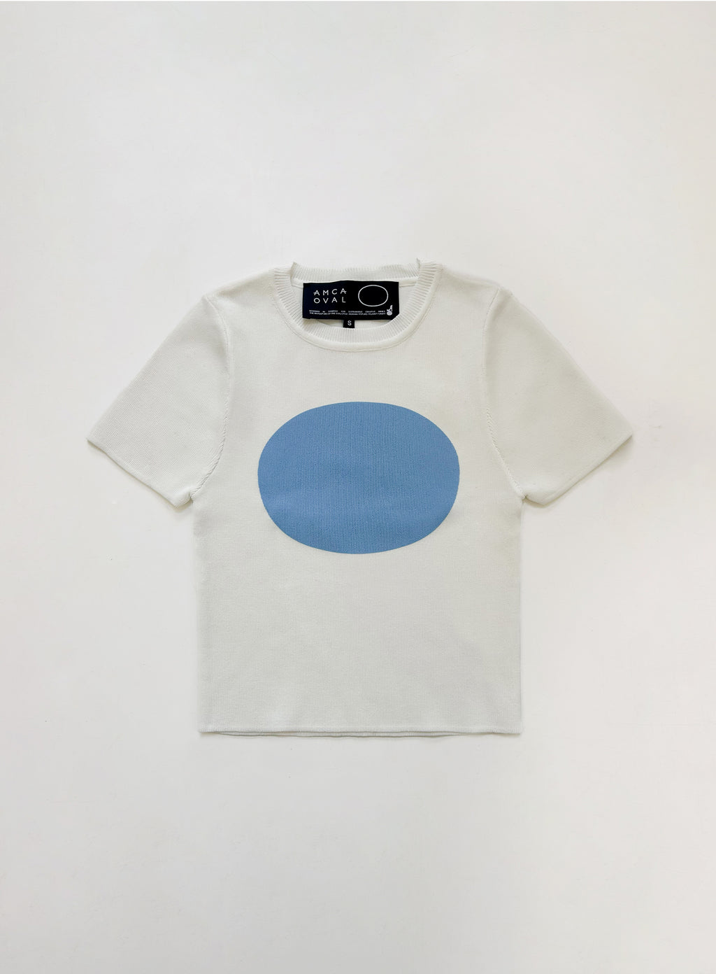 Mini-tee Colorama : WHITE SKY - MINI TEE - AMCA OVAL