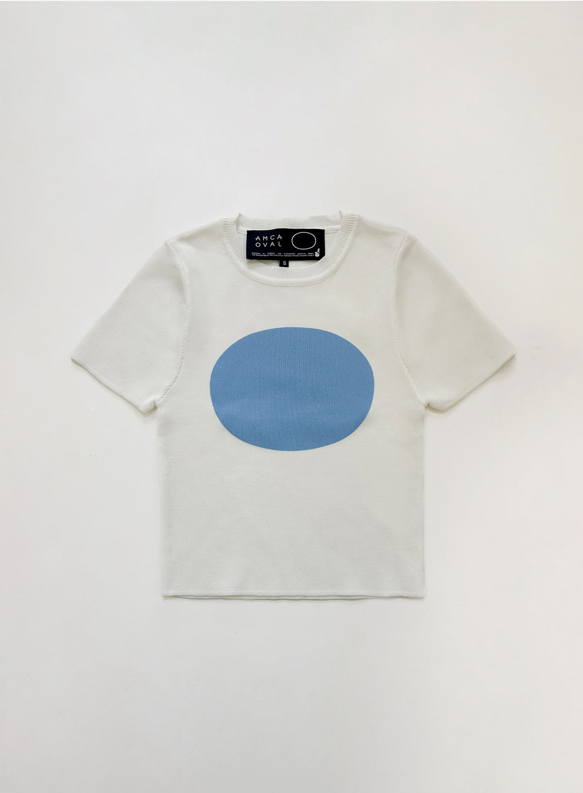 Mini-tee Colorama : WHITE SKY - MINI TEE - AMCA OVAL