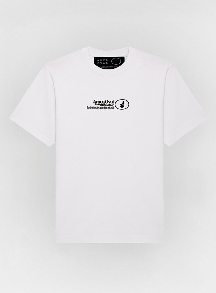 T-Shirt Blanc Imprimé