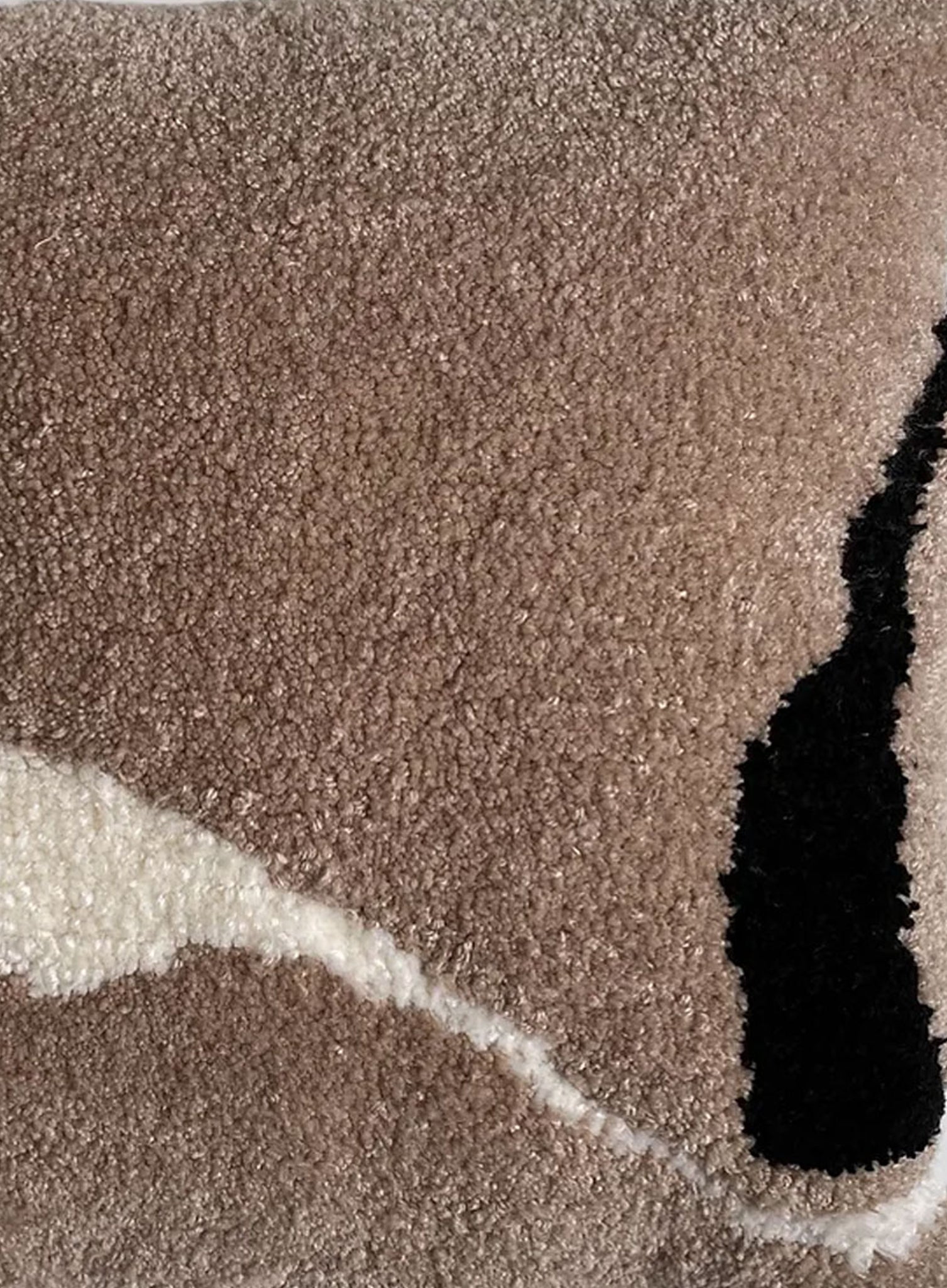 AMCA oval coussin en laine Tote pour la maison stylée en laine, recyclé, projet à la main