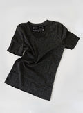 Top manches courtes noir brillant - TOP - AMCA OVAL
