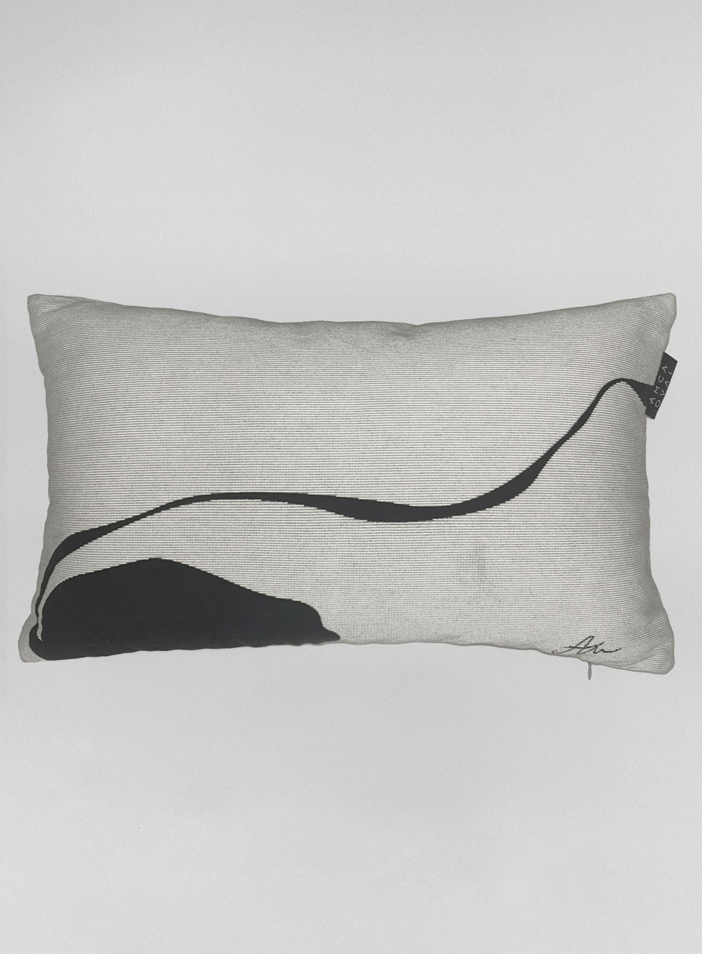 WOVEN CUSHION "VIBRATIONS": CANDYSCAPE