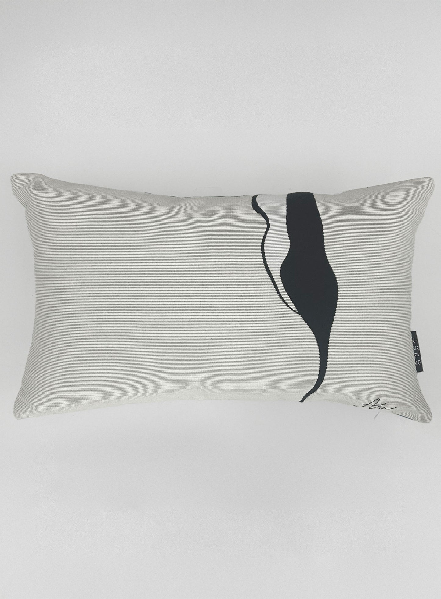 WOVEN CUSHION "VIBRATIONS": GREENSCAPE