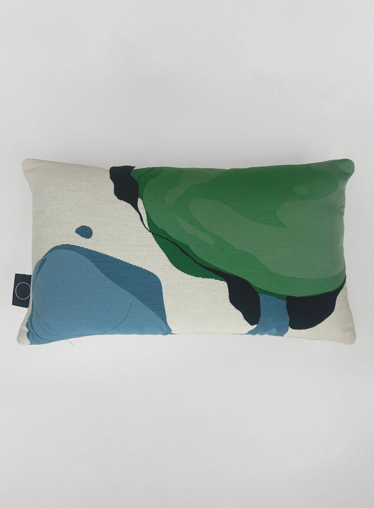 WOVEN CUSHION "VIBRATIONS": GREENSCAPE